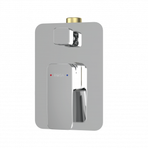 3/4" 4 Way Turn Diverter Shower Mixer (Brass Disc)