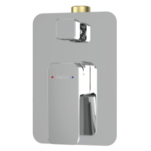 1/2" 4 Way Turn Diverter Shower Mixer (Brass Disc)