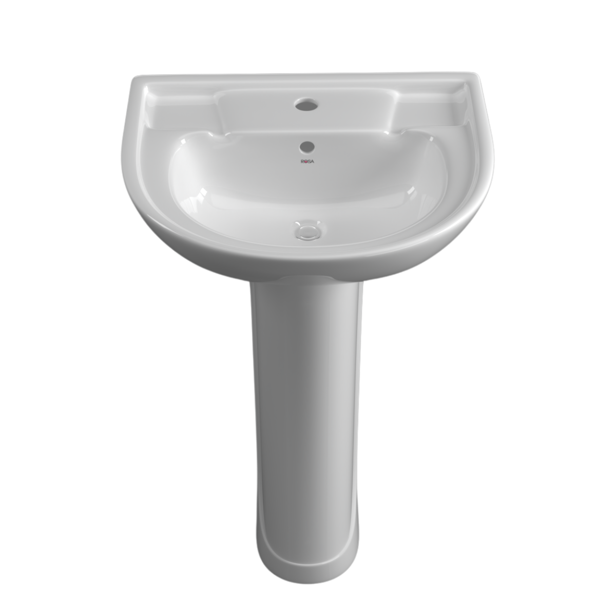 Bella 45cm Wash Basin Full Pedestal