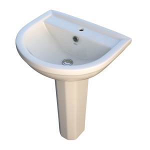 Marina Wash Basin 60 Cm Full Pedstal