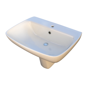 Thames 55cm Wash Basin Semi Pedestal